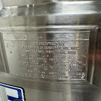 Feldmeier 450 Liter Stainless Steel Reactor w/ Explosion Proof Controls image 0